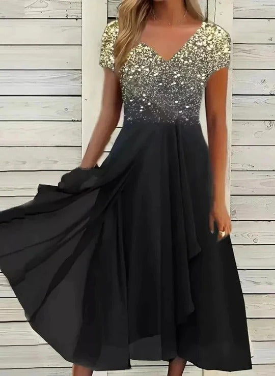 Robe De Soirée Pour Femmes Élégante Et Fluide Silhouette Raffinée Et Confortable Pour Tous Les Événements