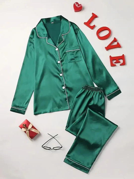 Ensemble De Pyjama Deux Pièces Pour Femmes Confortable Et Léger Coupe Structurée Pour Nuit Et Détente