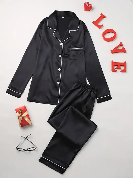 Ensemble De Pyjama Deux Pièces Pour Femmes Confortable Et Léger Coupe Structurée Pour Nuit Et Détente