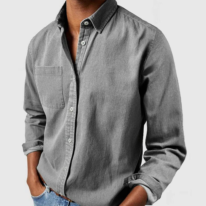 Chemise À Manches Longues Décontractée Confortable Et Respirante Pour Tous Les Jours Légère Et Polyvalente Coupe Ample