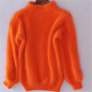 Pull Femme Couleur Unie En Maille Confort Élégance Quotidienne Avec Coupe Équilibrée Polyvalente
