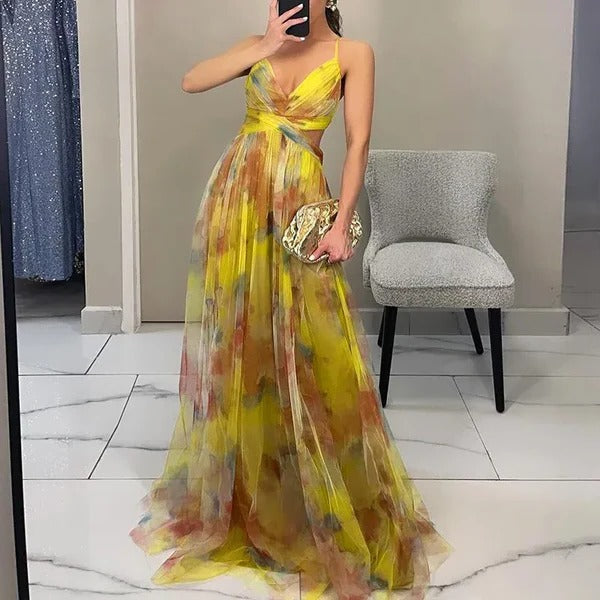 Robe Maxi Décontractée D'Été Sans Manches Amawinc Fluide Et Élégante Avec Bretelles Ajustables Pour Jour Et Soirée