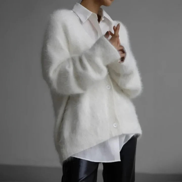 Pull En Cachemire Pour Femmes Col Rond Classique Maille Hivernale Douce Et Élégante