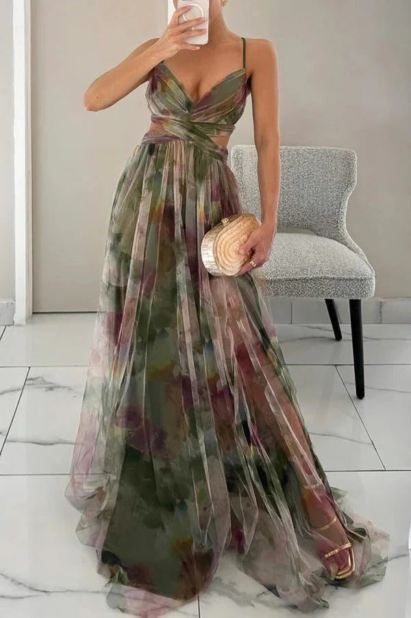Robe Maxi Décontractée D'Été Sans Manches Amawinc Fluide Et Élégante Avec Bretelles Ajustables Pour Jour Et Soirée