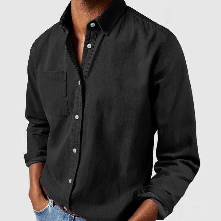 Chemise À Manches Longues Décontractée Confortable Et Respirante Pour Tous Les Jours Légère Et Polyvalente Coupe Ample