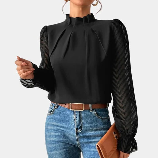 Top Manches Longues Pour Femme Inspiré Style Côtier Confortable Léger Idéal Été Demi Saison