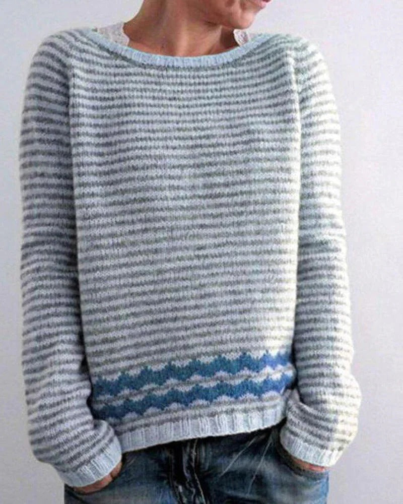 Pull Femme Confortable Avec Coupe Décontractée Et Design Moderne Pour Quotidien Et Sorties