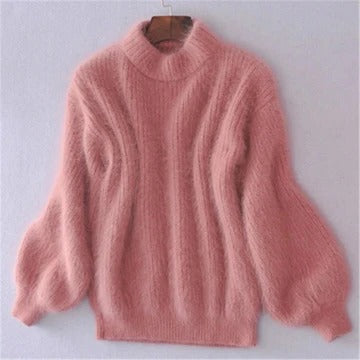 Pull Femme Couleur Unie En Maille Confort Élégance Quotidienne Avec Coupe Équilibrée Polyvalente