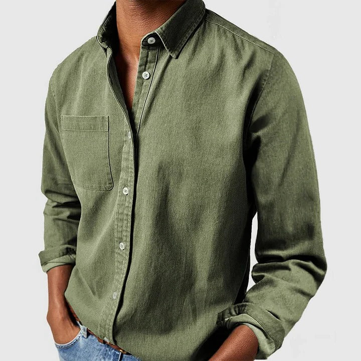 Chemise À Manches Longues Décontractée Confortable Et Respirante Pour Tous Les Jours Légère Et Polyvalente Coupe Ample