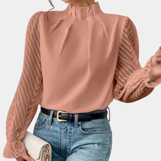 Top Manches Longues Pour Femme Inspiré Style Côtier Confortable Léger Idéal Été Demi Saison