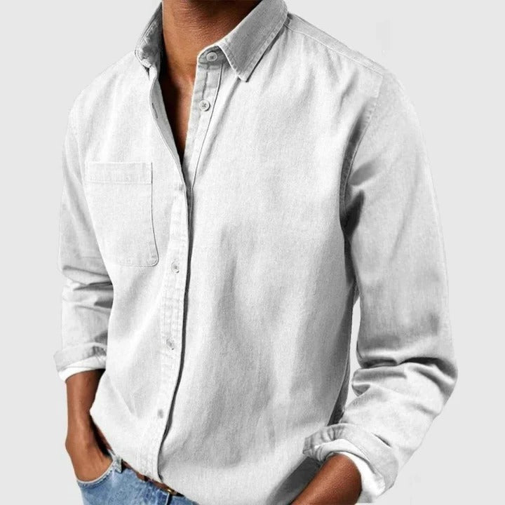 Chemise À Manches Longues Décontractée Confortable Et Respirante Pour Tous Les Jours Légère Et Polyvalente Coupe Ample
