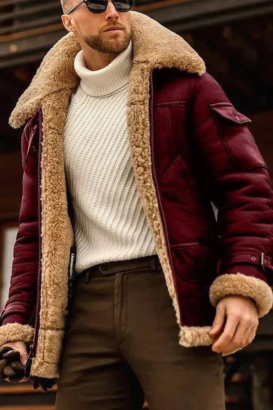 Veste Homme Isolante Avec Fermeture Éclair Et Silhouette Structurée Pour Temps Froid Amawinc Couleur Camel