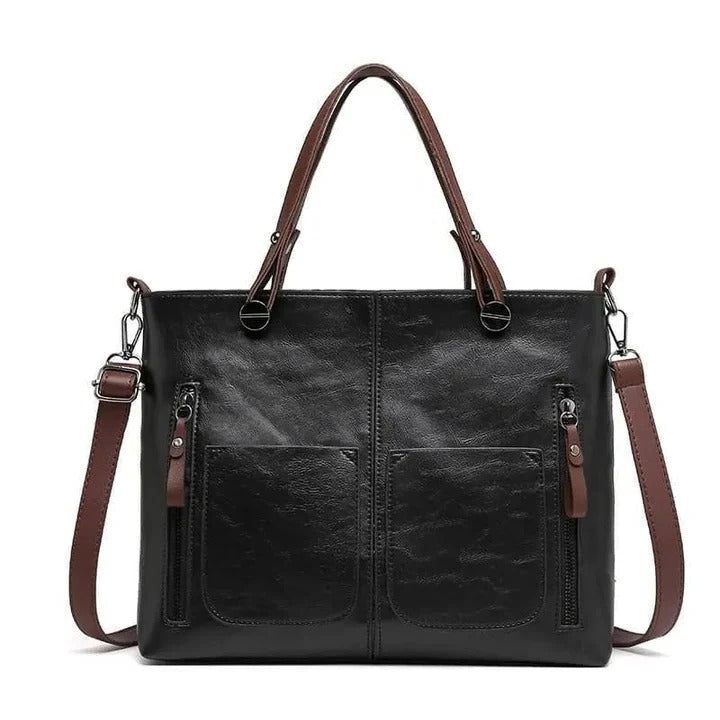 Sac À Main En Cuir Classique Avec Design Minimaliste Élégance Intemporelle Et Fonction Fiable