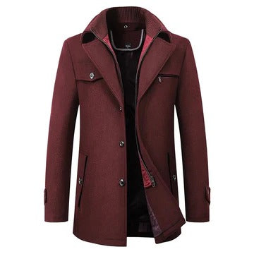 Manteau Homme Imperméable Pour Toutes Saisons Avec Silhouette Structurée Et Chaleur Fonctionnelle