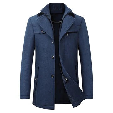 Manteau Homme Imperméable Pour Toutes Saisons Avec Silhouette Structurée Et Chaleur Fonctionnelle