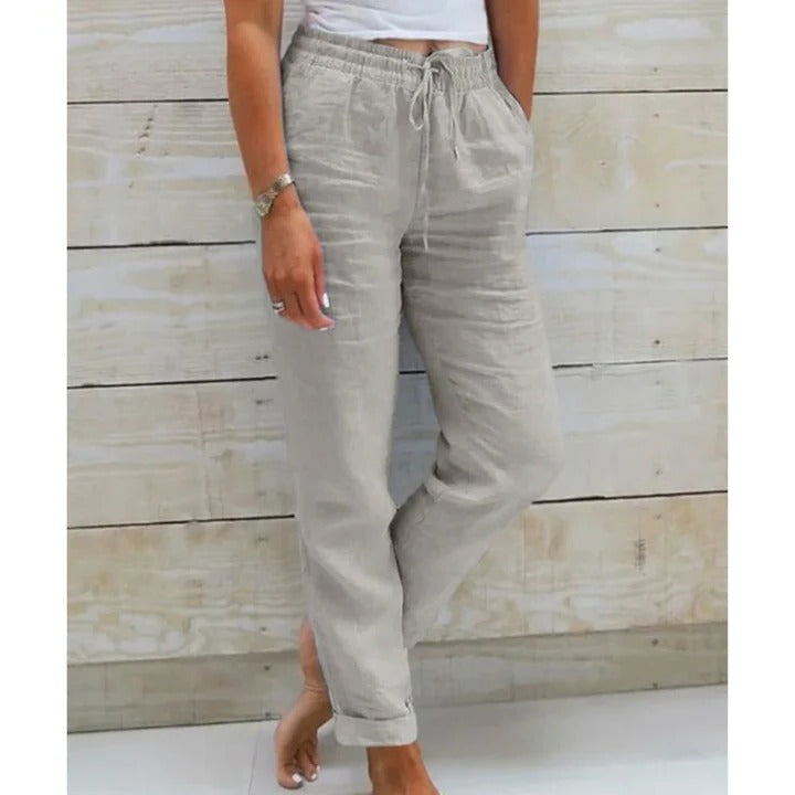 Pantalon Décontracté À Cordon Pour Femmes Amawinc Confortable Et Polyvalent Pour Le Quotidien