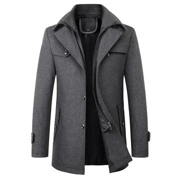 Manteau Homme Imperméable Pour Toutes Saisons Avec Silhouette Structurée Et Chaleur Fonctionnelle