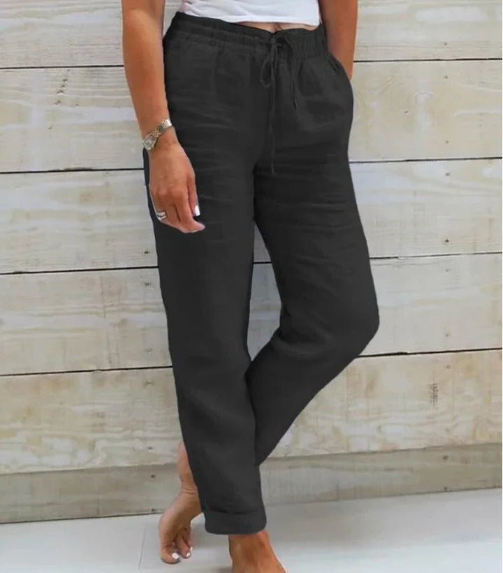 Pantalon Décontracté À Cordon Pour Femmes Amawinc Confortable Et Polyvalent Pour Le Quotidien