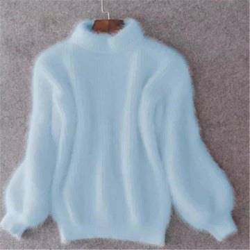 Pull Femme Couleur Unie En Maille Confort Élégance Quotidienne Avec Coupe Équilibrée Polyvalente