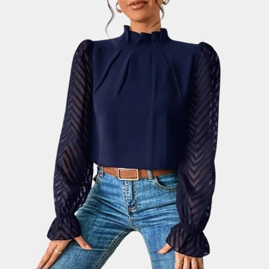 Top Manches Longues Pour Femme Inspiré Style Côtier Confortable Léger Idéal Été Demi Saison