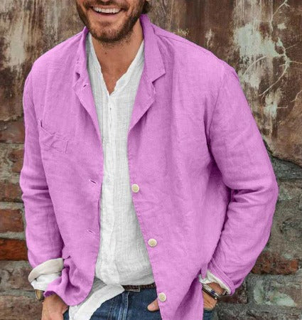 Amawinc Veste Décontractée Légère Pour Temps Chaud Homme Printemps Été Respirante Extérieur