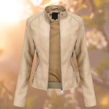 Veste à Col Montant Distincte Style Élégant et Polyvalente pour Usage Quotidien Moderne