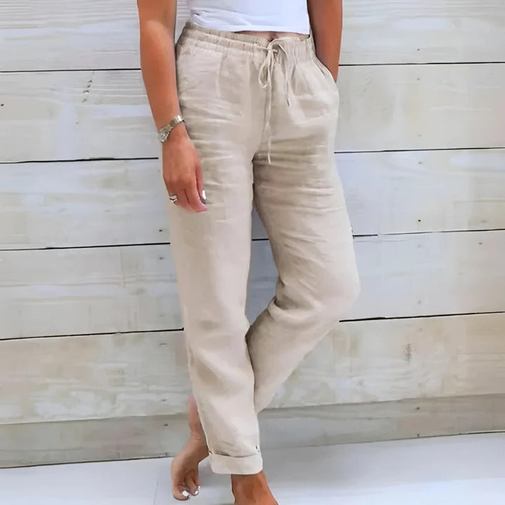 Pantalon Stretch Confortable à Coupe Décontractée pour le Quotidien Mouvement Libre