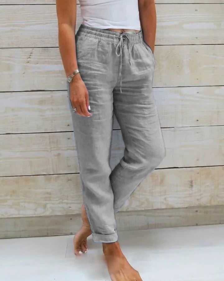 Pantalon Stretch Confortable à Coupe Décontractée pour le Quotidien Mouvement Libre