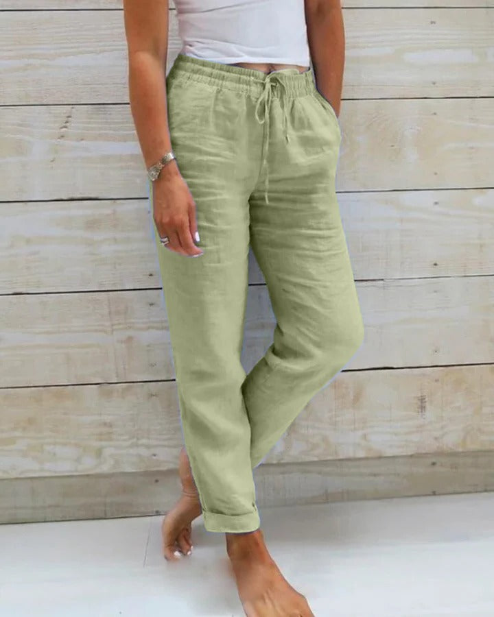 Pantalon Stretch Confortable à Coupe Décontractée pour le Quotidien Mouvement Libre