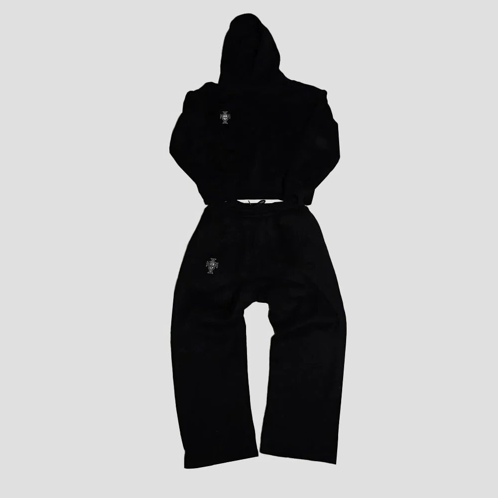Ensemble Survêtement Gris Pour Homme Avec Capuche Et Joggers Amawinc Confort Décontracté Pour Le Quotidien