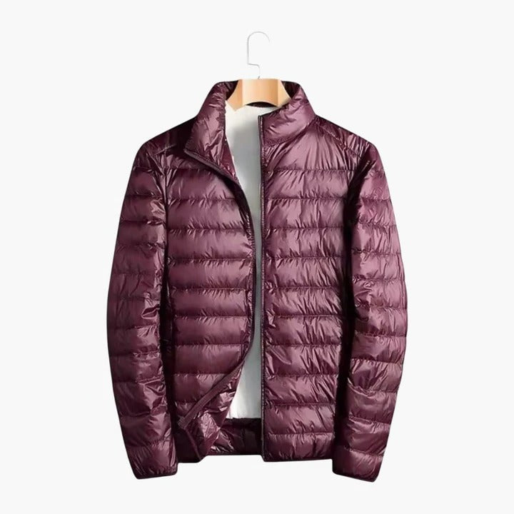 Veste Matelassée Ultra Légère Chaude Imperméable Homme Amawinc Outdoor Pour Voyage Et Quotidien