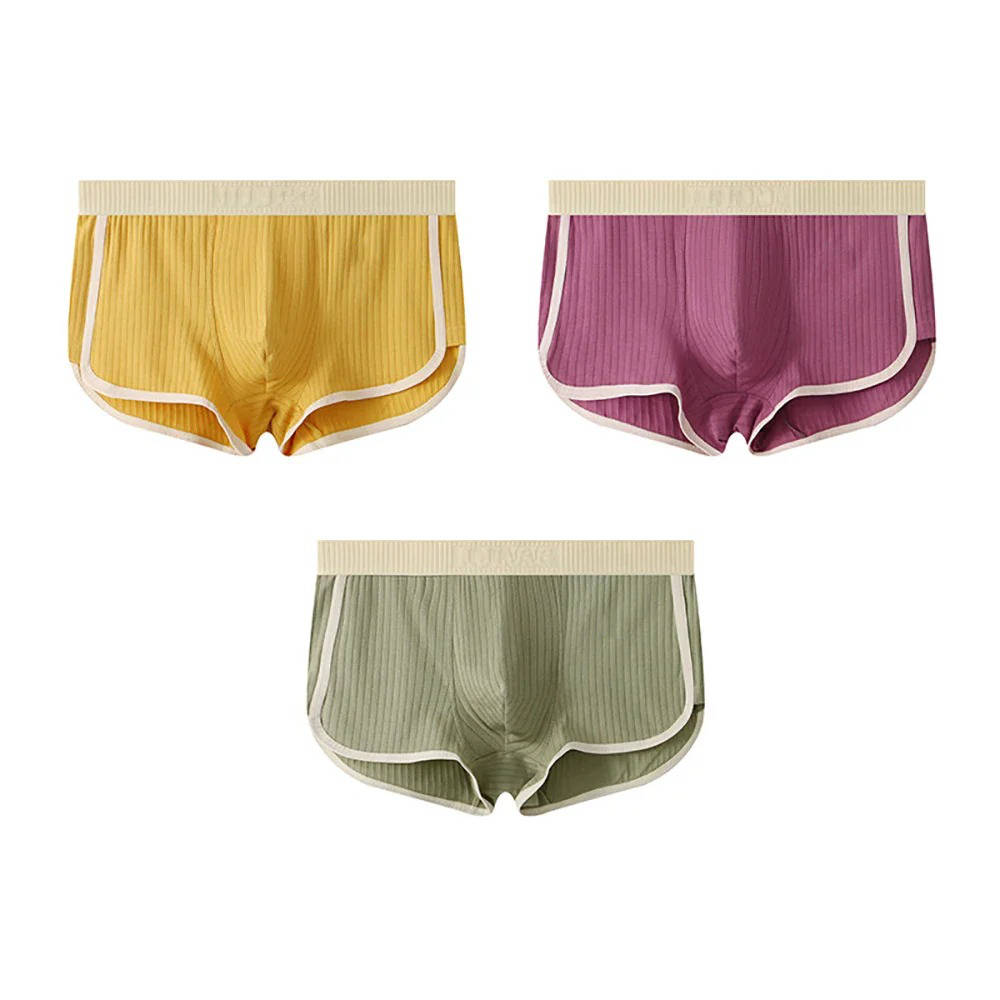 Amawinc Boxers Respirants Pour Homme Lot De 4 Maille Côtelée Confort Tout Au Long De La Journée