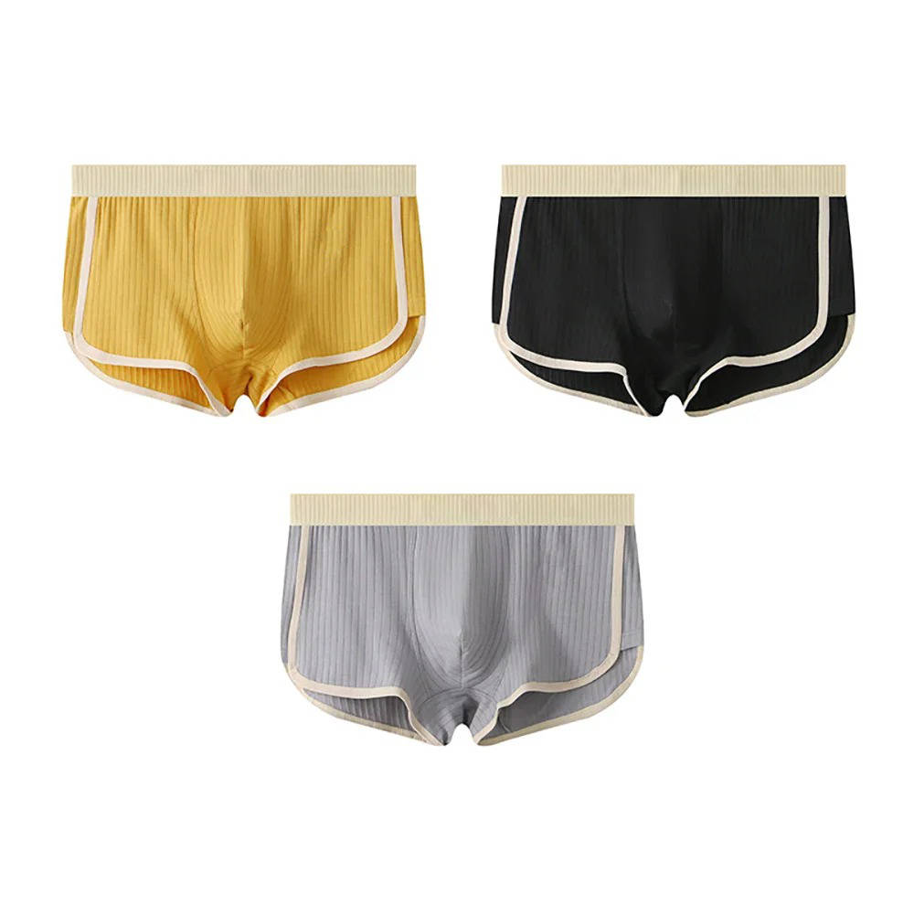Amawinc Boxers Respirants Pour Homme Lot De 4 Maille Côtelée Confort Tout Au Long De La Journée