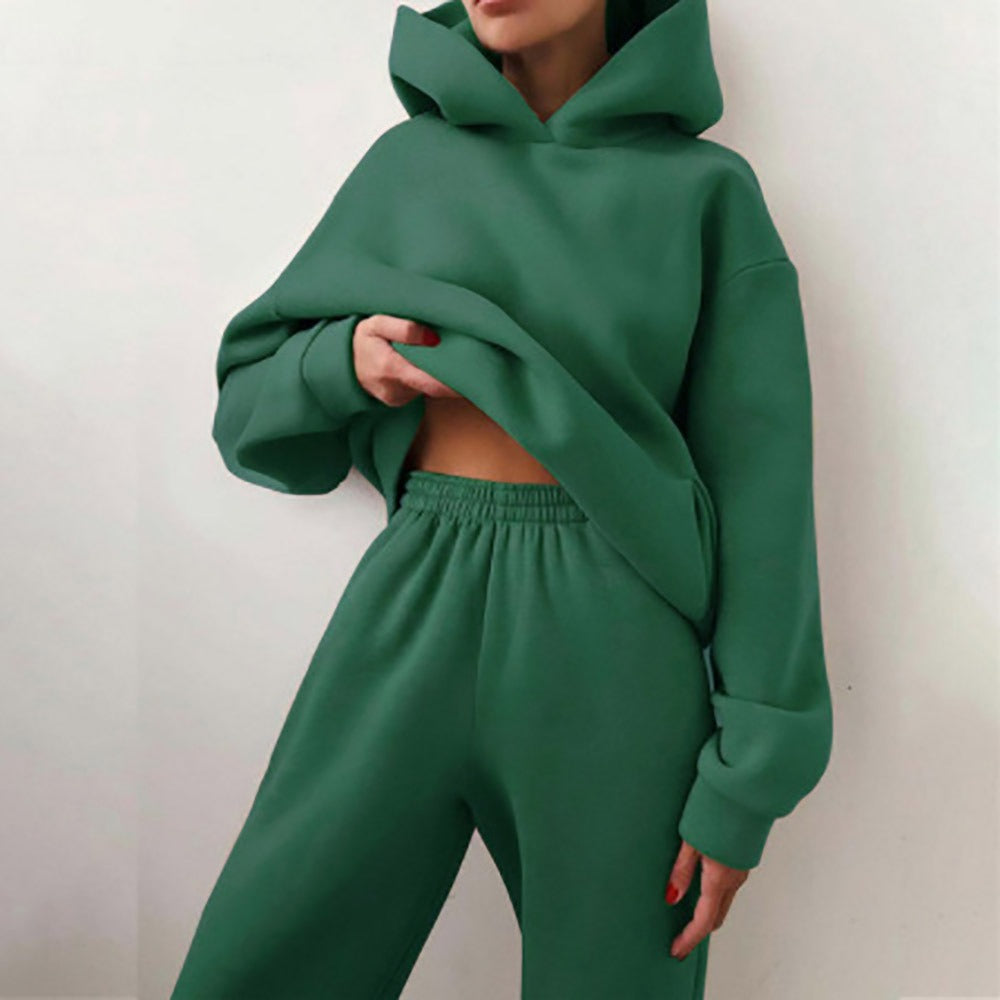 Ensemble Deux Pièces Pour Femme En Mélange Coton Avec Coupe Oversized Et Taille Élastique