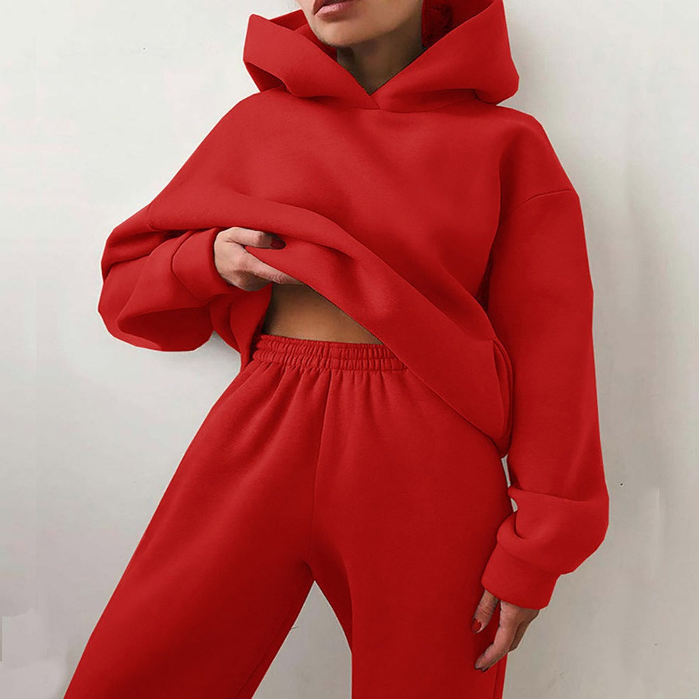 Ensemble Deux Pièces Pour Femme En Mélange Coton Avec Coupe Oversized Et Taille Élastique