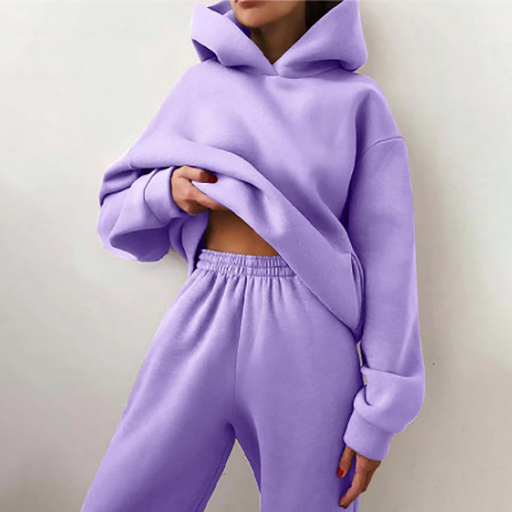 Ensemble Deux Pièces Pour Femme En Mélange Coton Avec Coupe Oversized Et Taille Élastique