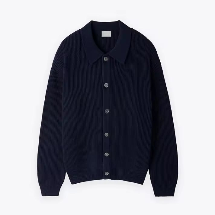 Cardigan Homme Oversize En Mélange De Laine Avec Boutons Sur Le Devant Pour Une Chaleur Quotidienne