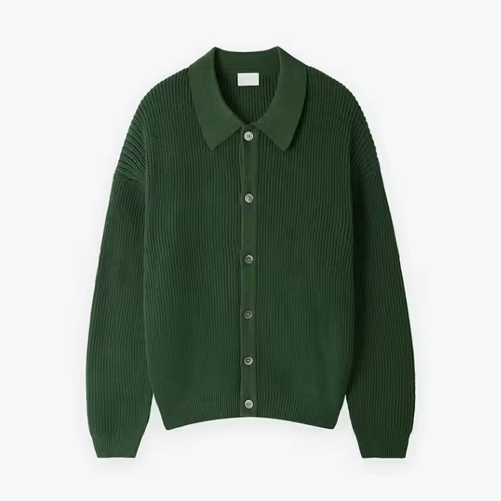 Cardigan Homme Oversize En Mélange De Laine Avec Boutons Sur Le Devant Pour Une Chaleur Quotidienne