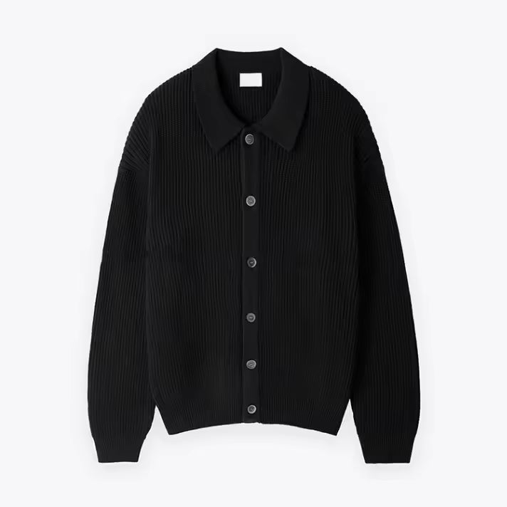 Cardigan Homme Oversize En Mélange De Laine Avec Boutons Sur Le Devant Pour Une Chaleur Quotidienne