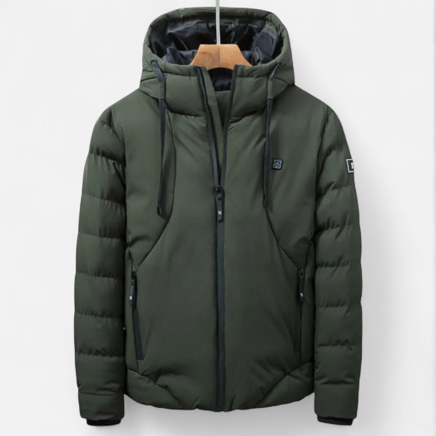 Veste D’Hiver Pour Homme Andrew Amawinc Outdoor Capuche Isolante Puffer Heavy Duty Pour Temps Froid Et Neige