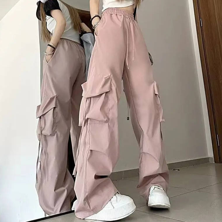 Amawinc Pantalon Baggy Pour Femme Avec Poches Cargo Confort Ultra Tout Au Long De La Journée Coupe Loose