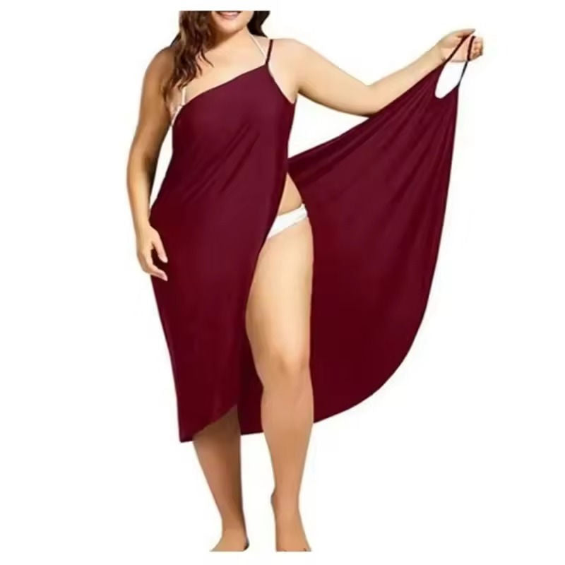 Robe De Plage Amawinc Léger En Coton Doux Confort Tout Au Long Du Jour Pour Maillot De Bain Et En Ville