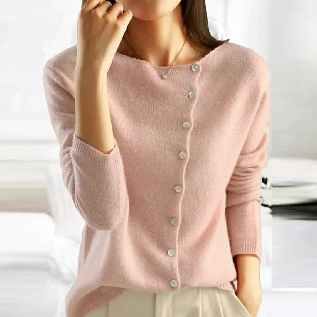 Amawinc Cardigan À Boutons En Tricot Doux Pour Un Style Quotidien Facile Et Superposition Simple