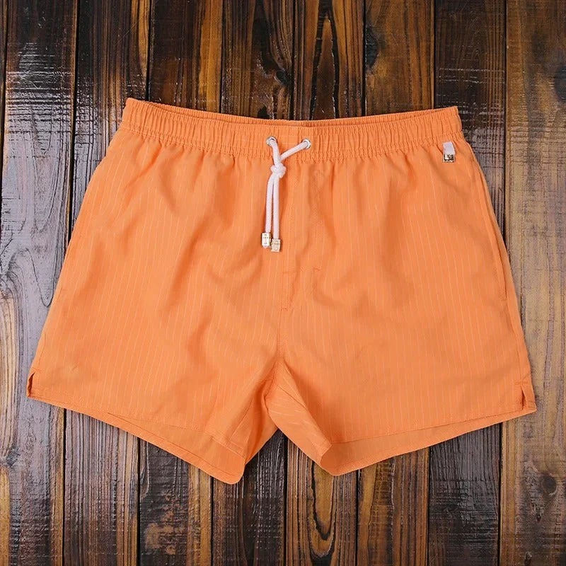 Shorts De Bain Pour Homme À Rayures Amawinc Quick Dry Trunks Avec Cordon Confortable Et Ajustement Idéal