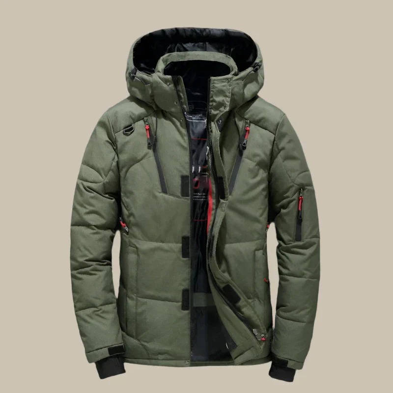 Veste Isolante Pour Hiver Avec Capuche Amawinc Pour Sorties En Temps Froid Mouvement Libre Et Chaude