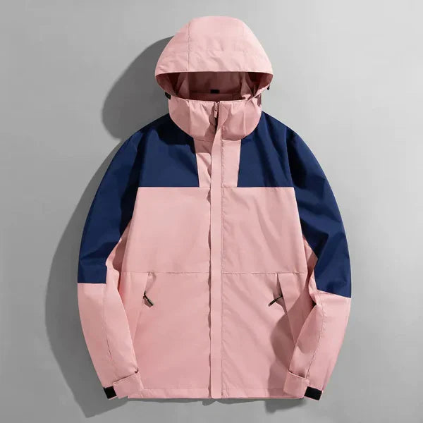 Veste De Plein Air Homme Regular Fit Imperméable Et Coupe Vent Capuche Détachable Amawinc