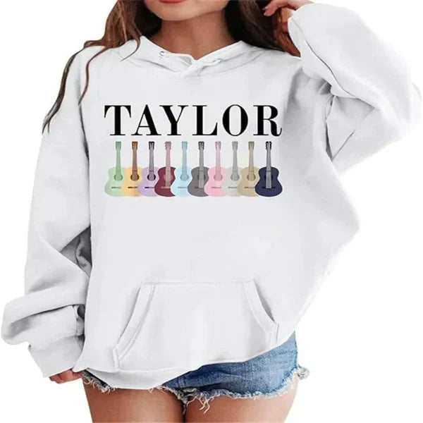 Sweat À Capuche Femme Oversize Graphique Devant Coton Doux Épaule Décontractée Confort Absolu