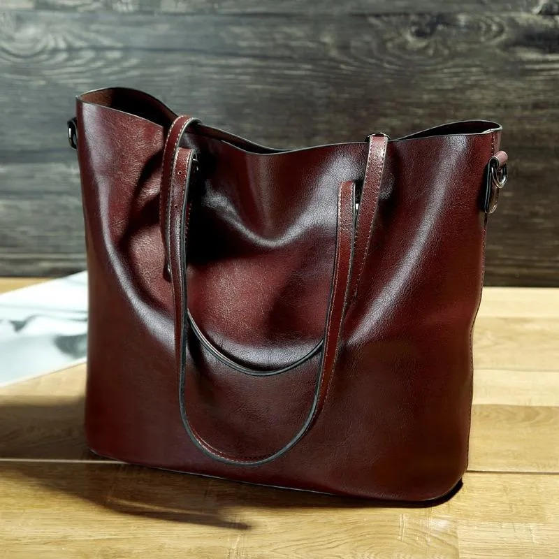 Amawinc Sac Cabas Vintage Pour Femme En Cuir PU Premium Pour Usage Quotidien Élégant Sac De Travail