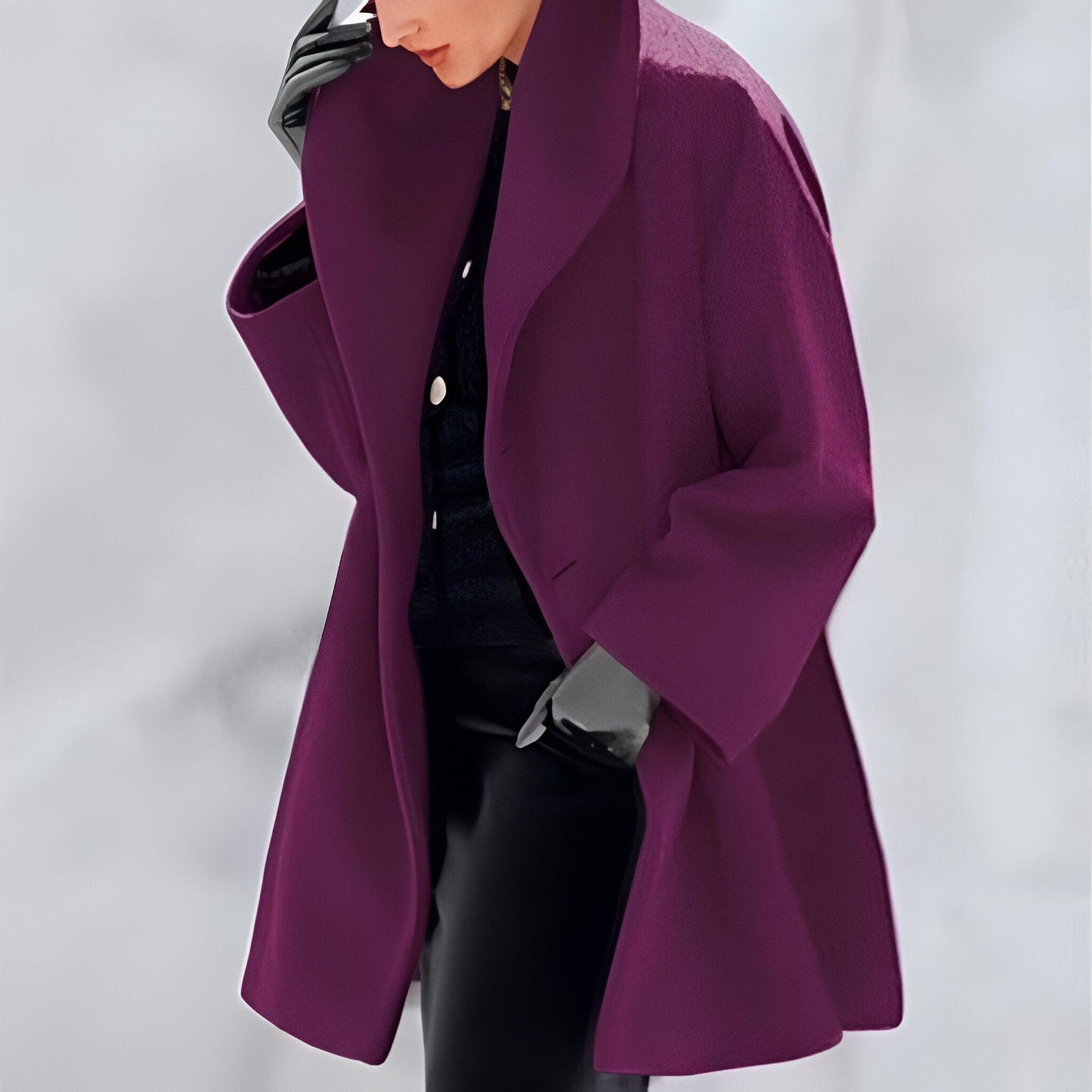 Alices eleganter Wollmantel