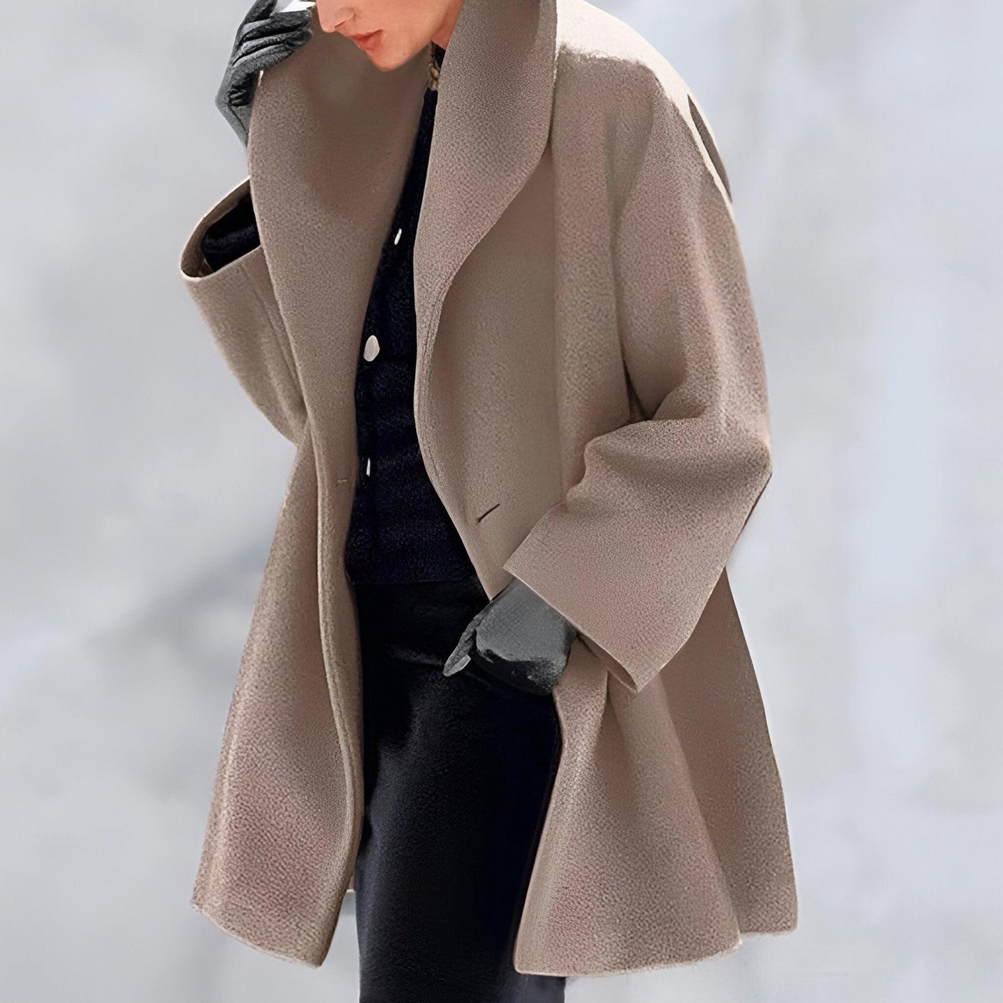 Alices eleganter Wollmantel